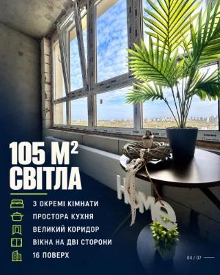 Продаж 3-кімн. квартири Ліко-Град Perfect Town, Максимовича,