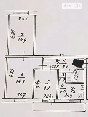 Продаж 3к квартири 63 кв. м на вул. Героїв полку АЗОВ 3 • ID