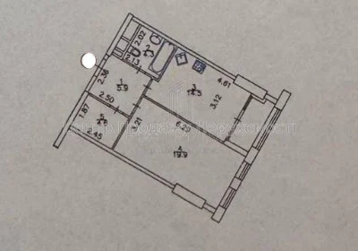 Продаж 2-кімн. квартири, 17/36 поверх, 53 м², Київ – чудовий