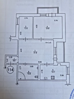 Продаж 3к квартири м. Харківська вул. Братства тарасівців 12