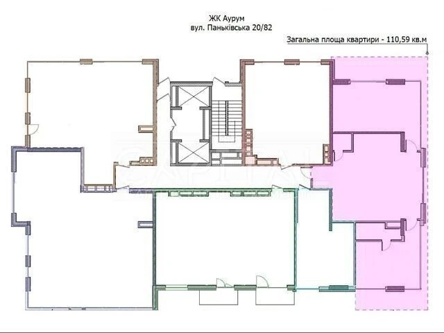 Sale of 3-room apartment 111 sq. m. on Pankivska Street 20/82 • ID