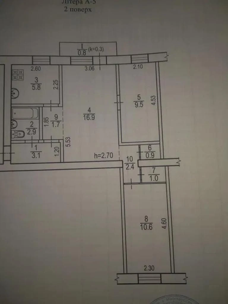 Продам 3-комн квартиру в районе Петровского просп.