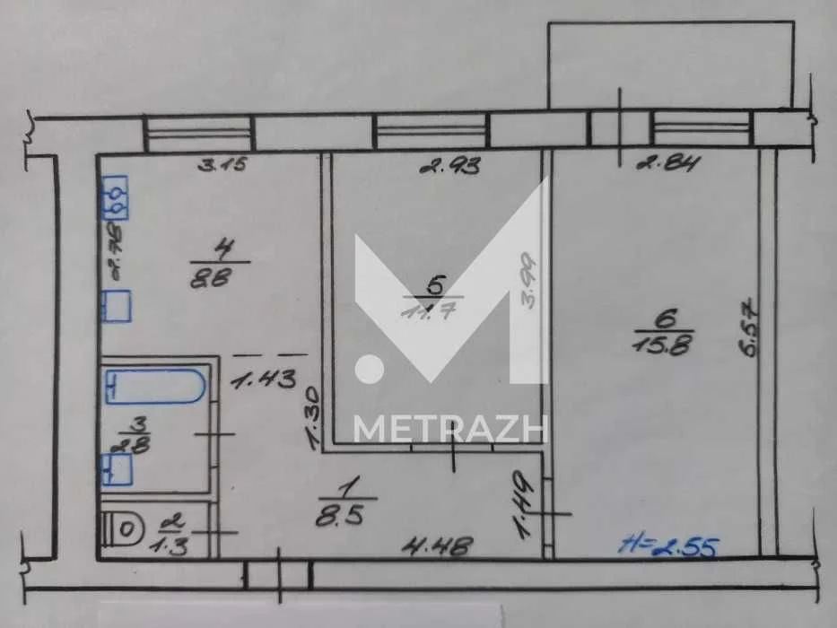 91443 Продам 2-к квартиру возле метро Ботанический сад, ГАЗИ