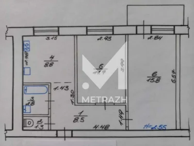91443 Продам 2-к квартиру возле метро Ботанический сад, ГАЗИ