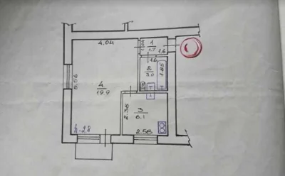Продам 1 комн.квартиру на Одесской