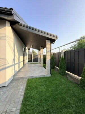 A new house D with gas near the sea on an asphalt street is ideal