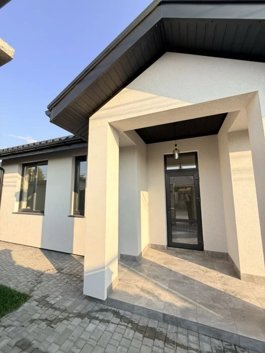 A new house D with gas near the sea on an asphalt street is ideal