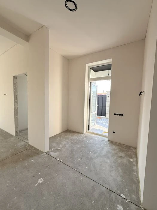 A new house D with gas near the sea on an asphalt street is ideal
