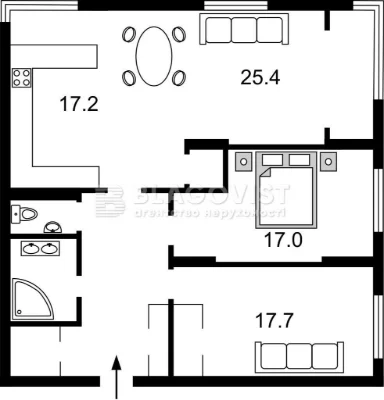 Продаж 3-к квартири, 100м2, З Ремонтом, Деміївка, Саперна-ло
