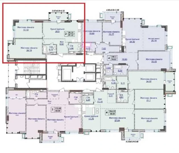 Продам двокімнатну квартиру (90 м²) у Києві, Печерський райо
