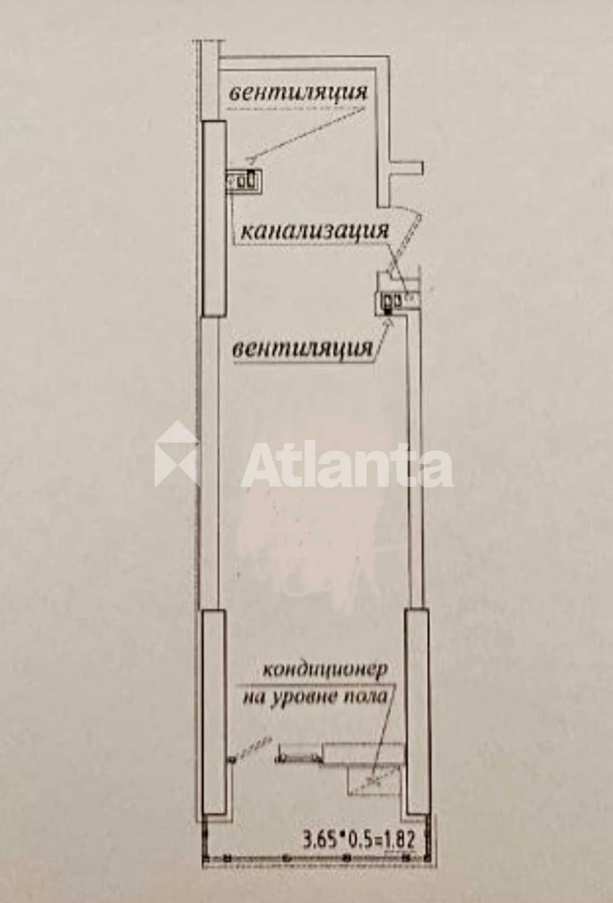 В продаже 1-комнатная квартира в Элладе, Генуэзская ул., ряд
