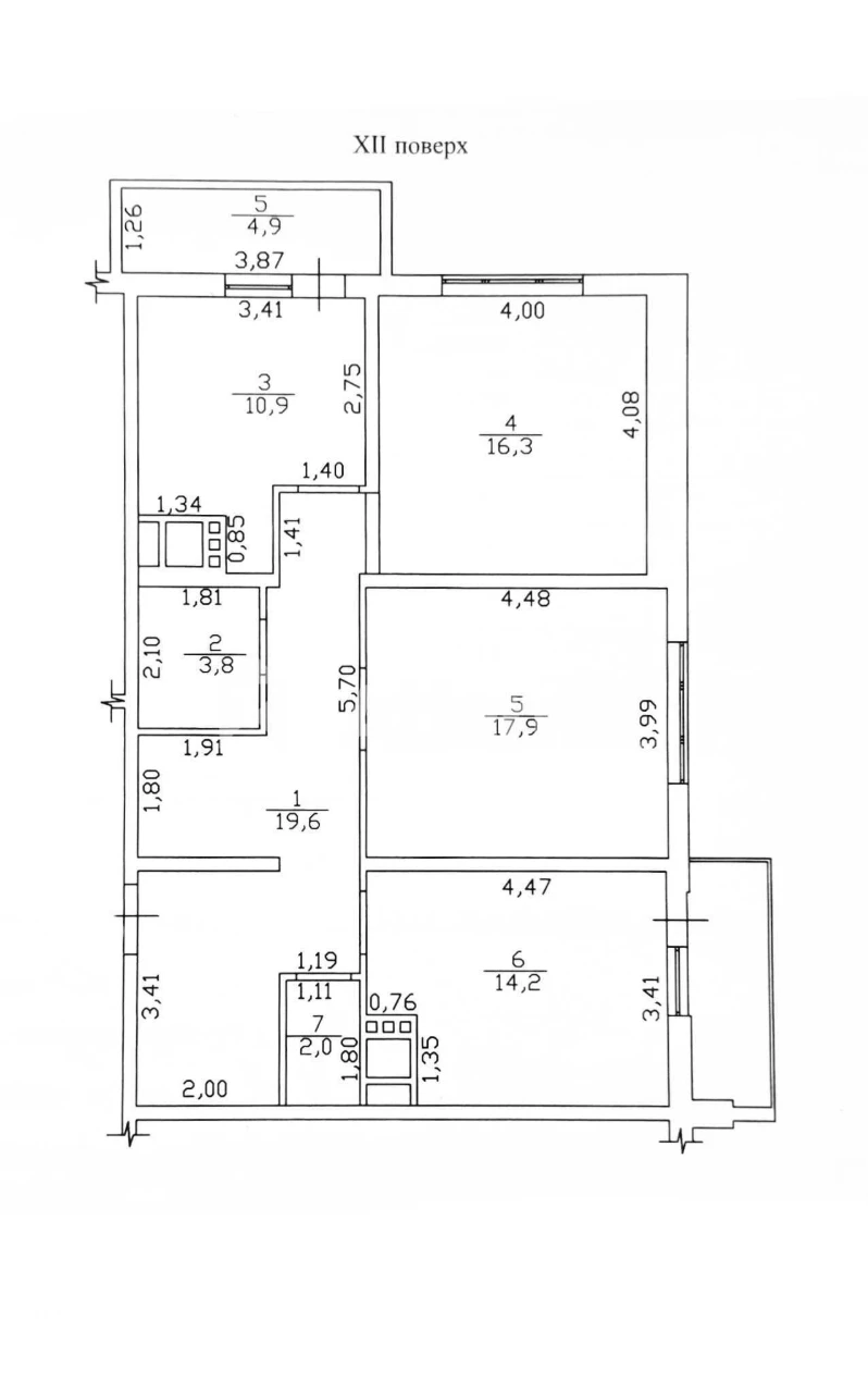 В продаже 3-комнатная квартира, от строителей, жк Апельсин,