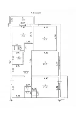 В продаже 3-комнатная квартира, от строителей, жк Апельсин,