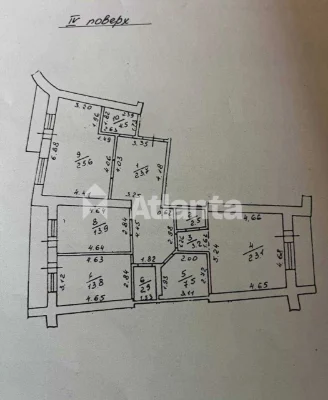 3-кімнатна квартира 127.7 м² у Одесса