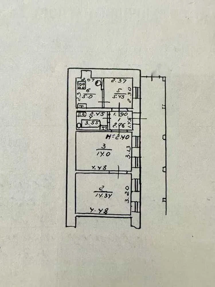 baz-06 Продам 3 комнатную в центре Тираспольская