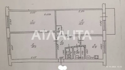 Продам 3 комнатную квартиру, 4/5 этаж,2х сторонняя.