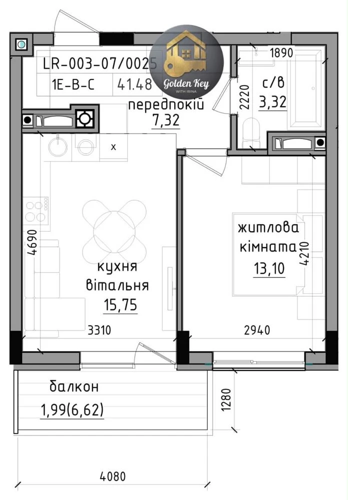 Найкраща інвестиція . Розтермінування. Продаж 1-кімнатної кв