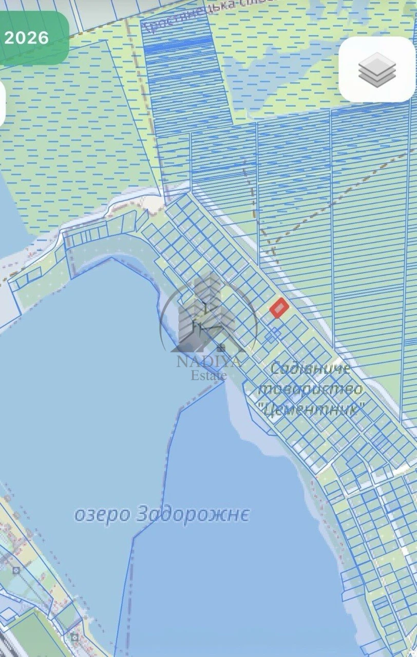 Продаж земельної ділянки у кооперативі поблизу озера Задорож