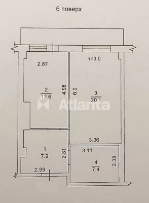 Продажа квартиры в ЖК Армейский, Армейская/Говорова. Парк По