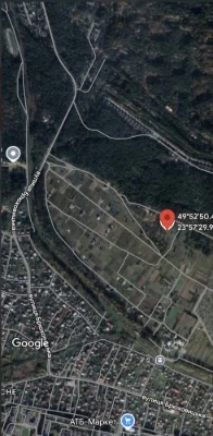 Продається земельна ділянка при виїзді зі Львова поруч із Бр