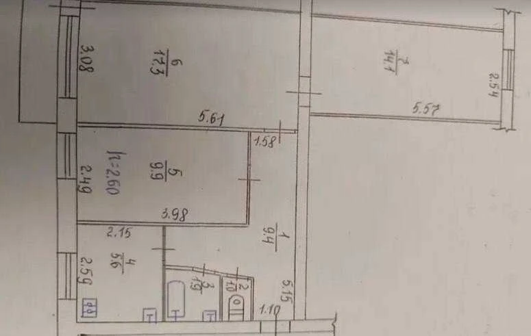 Продаж 3-кімнатної квартири м. Полтава