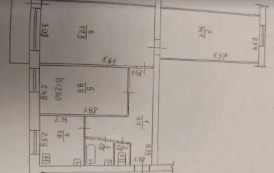 Продаж 3-кімнатної квартири м. Полтава