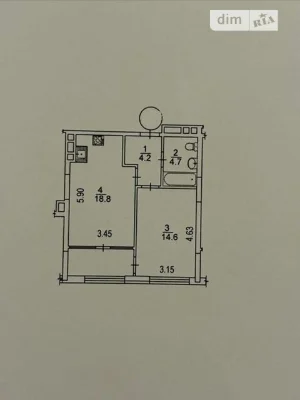 Продаж 1к квартири 47.2 кв. м на вул. Олександра Олеся 10 •