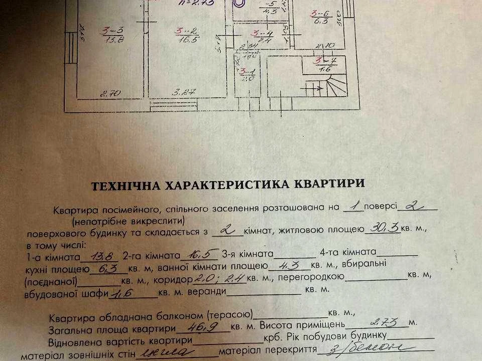 Квартира. Львів, Шполянська вул.