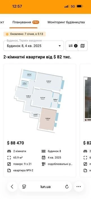 Продажа ЖК Svitlo Park (Свет Папк) 2-ком квартира 66м2. Вла