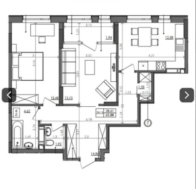 Продажа ЖК Svitlo Park (Свет Папк) 2-ком квартира 66м2. Вла