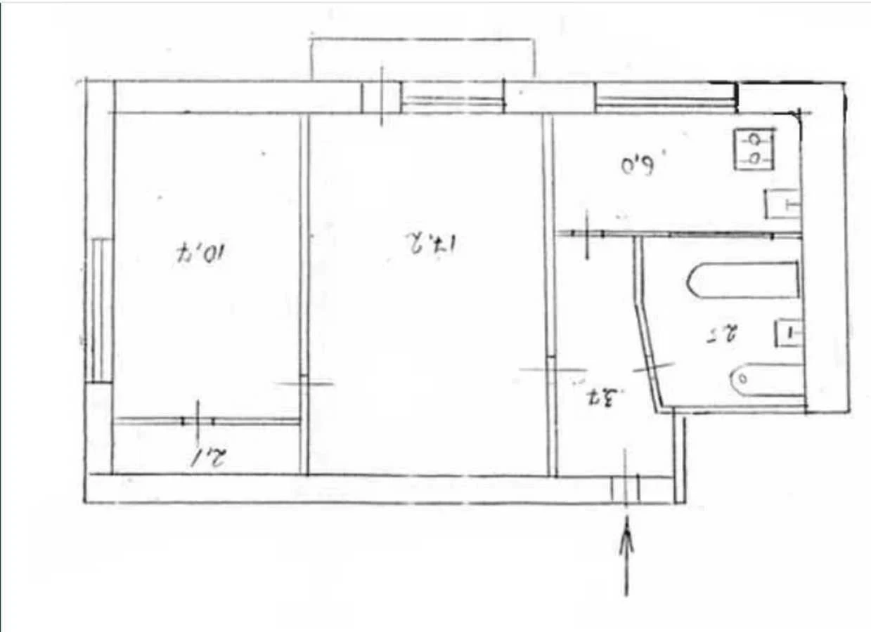 2-room apartment for sale 43 m², Mykola Shepeleva St., 6