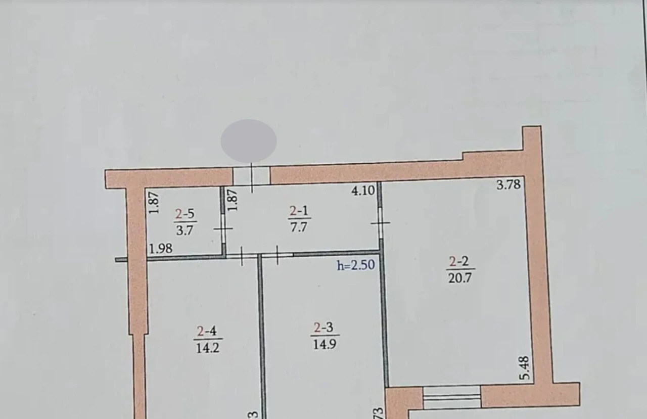 Продаж 2к квартири 61.2 кв. м на вул. Глибока Долина (Кутків