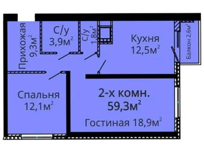 shev-03. Альтаір, 2 кім з ремонтом.