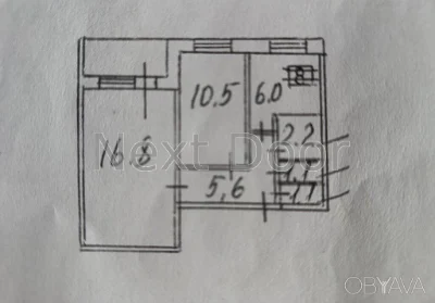 2-комнатная квартира, 45.4 м.кв.