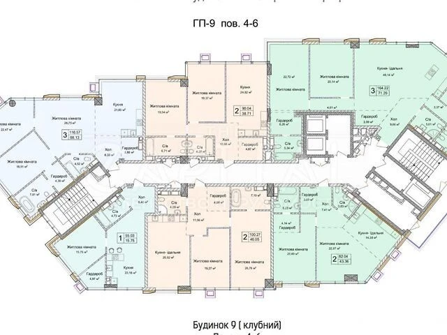 Sale of 3-room apartment 90 sq. m. on Andriy Verkhoglyada St. 8/9 •