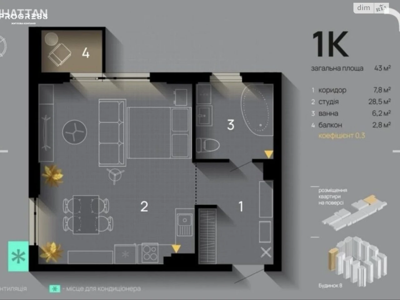 Продаж Квартира Набережна