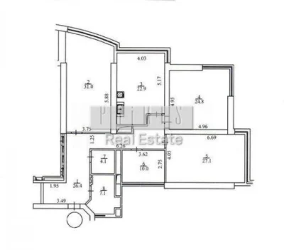 Продаж 4к квартири, Carnegie Tower, вул. Кловський узвіз, 7,