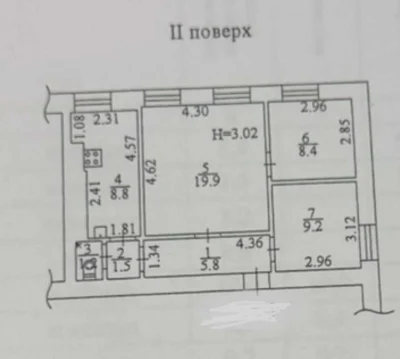 Продам 2-кімнатну квартиру "сталінку" біля парку в Приморськ