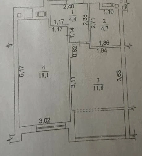 Продаж 1-кімнатної квартири в ЖК «Київський»