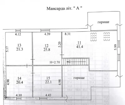 Будинок 4 кім, 300 м² у Бортничах, котельня