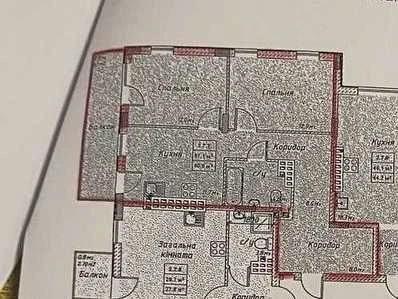 Продам 2х ком квартиру 62 кв.м. Под Чистовую отделку в новом