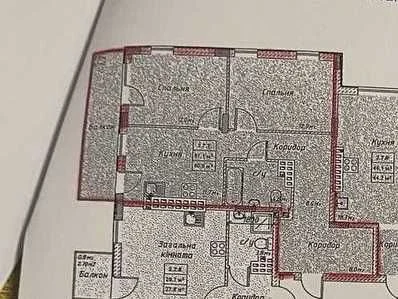 Продам 2х ком квартиру 62 кв.м. Под Чистовую отделку в новом