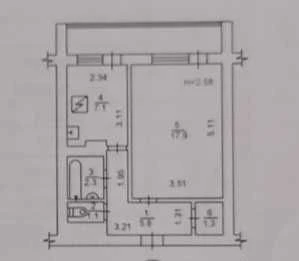 1-room apartment for sale, 37 Valeriia Lobanovskogo Blvd., c
