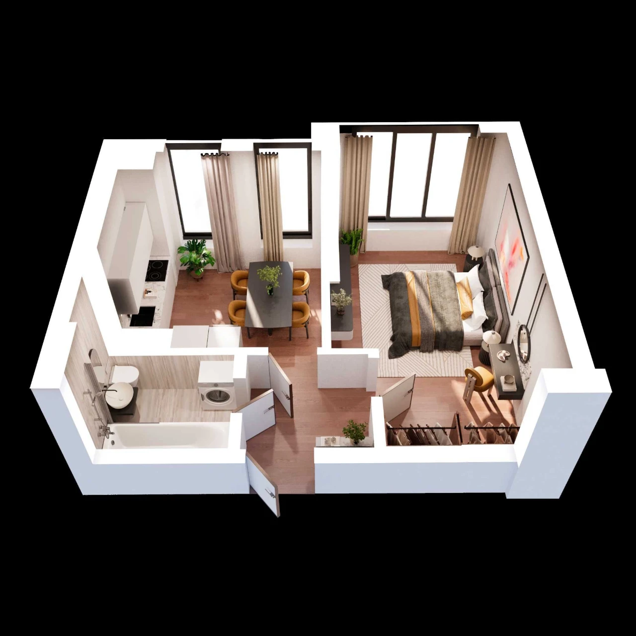 Продаж 1-кімнатної квартири, 33 м.кв, Крюківщіна