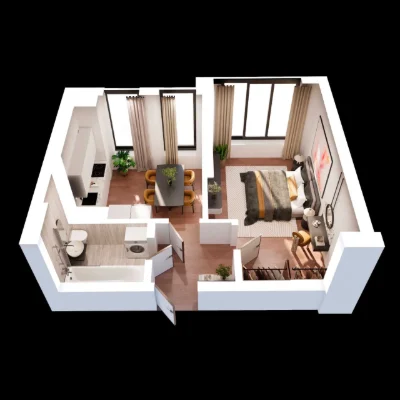 Продаж 1-кімнатної квартири, 33 м.кв, Крюківщіна