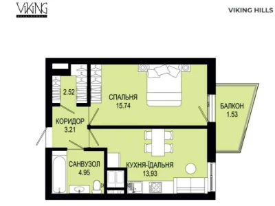 Apartment. Lviv, Vasyl Shchurata St., (Building 8)