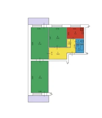 Продажа 3-к кв ул Европейская, дом 34