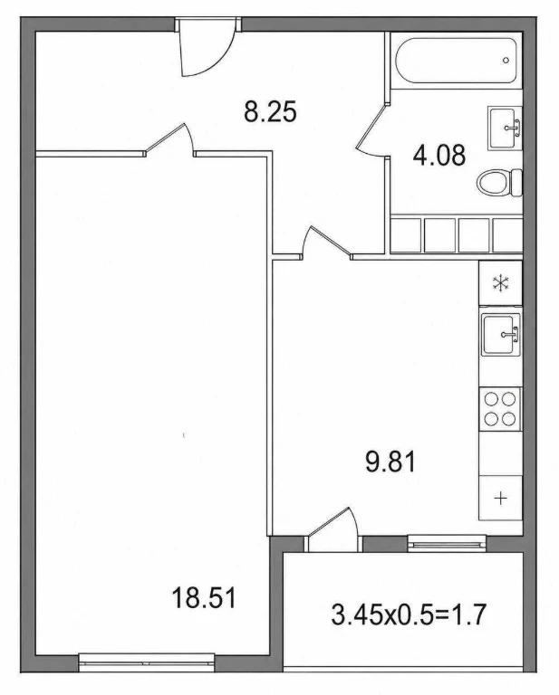 Продам 1-к квартиру‼️Kadorr city на Краснова‼️Средний этаж •