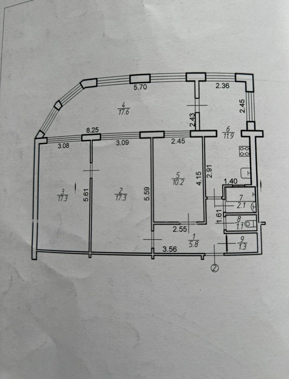 Продається 3 кімнатна квартира по вул. Чорновола