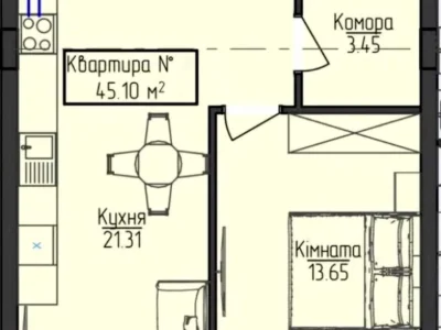 Квартира. Ужгород, Загорська вул.